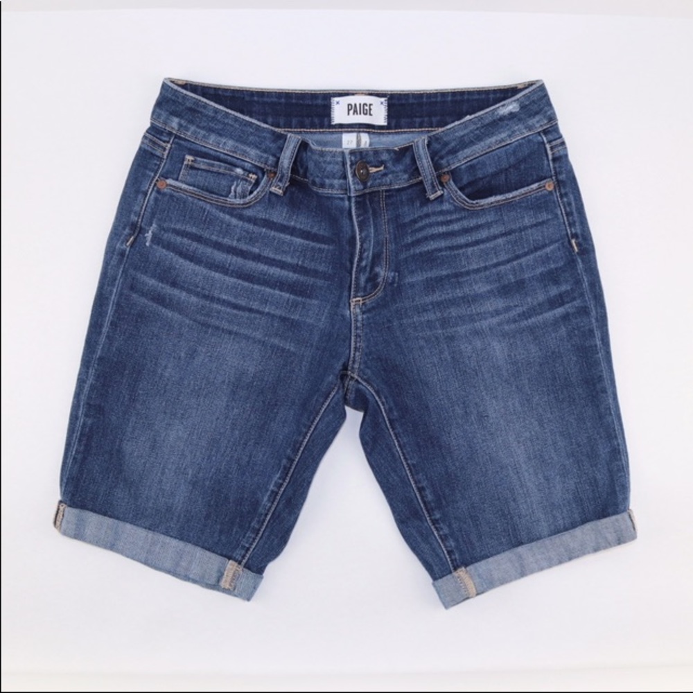 Paige jax knee bermuda shorts size 27